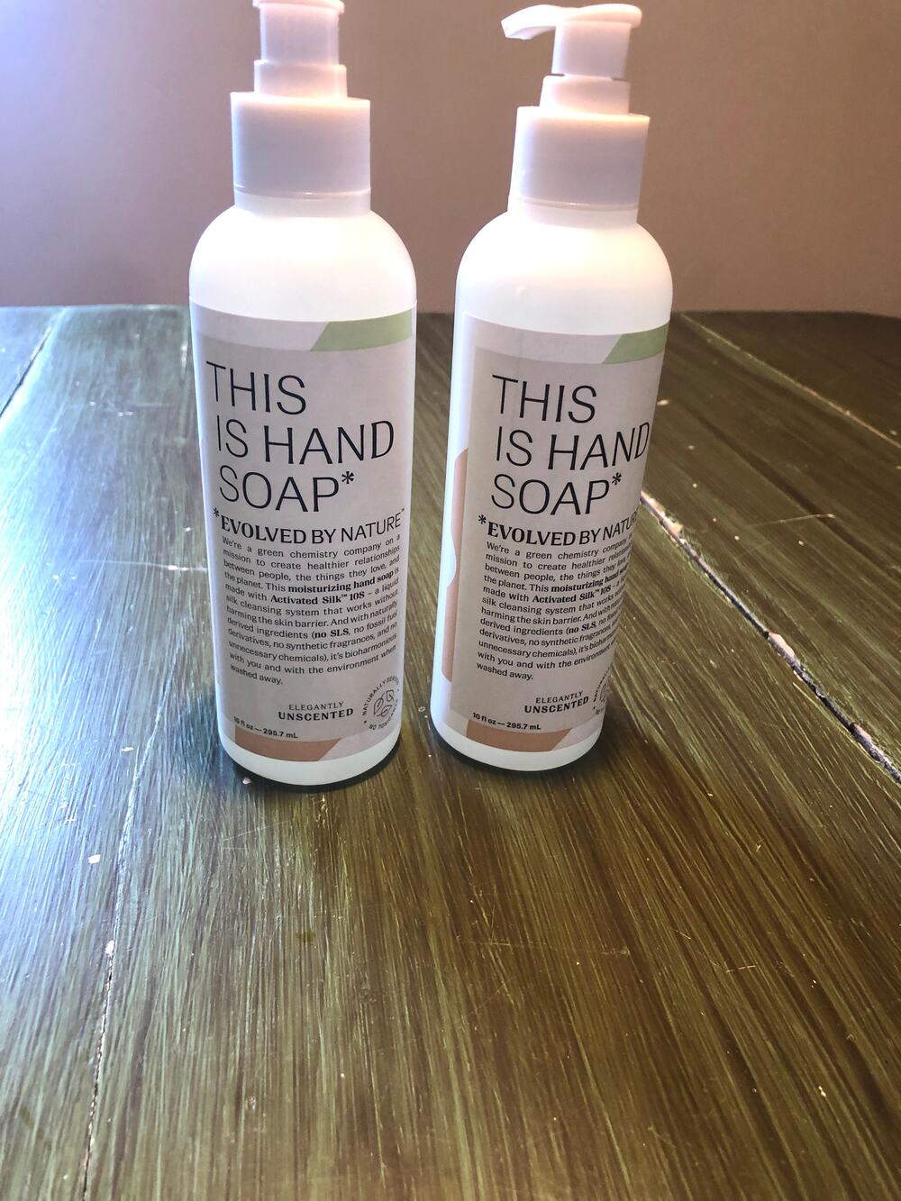 Evolved by Nature NEW This is Hand Soap with Activated Silk Qty 2